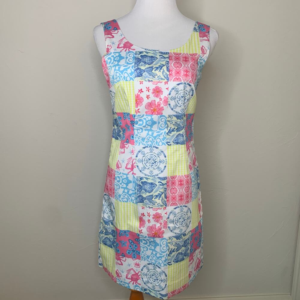 Patchwork Sleeveless Dress
